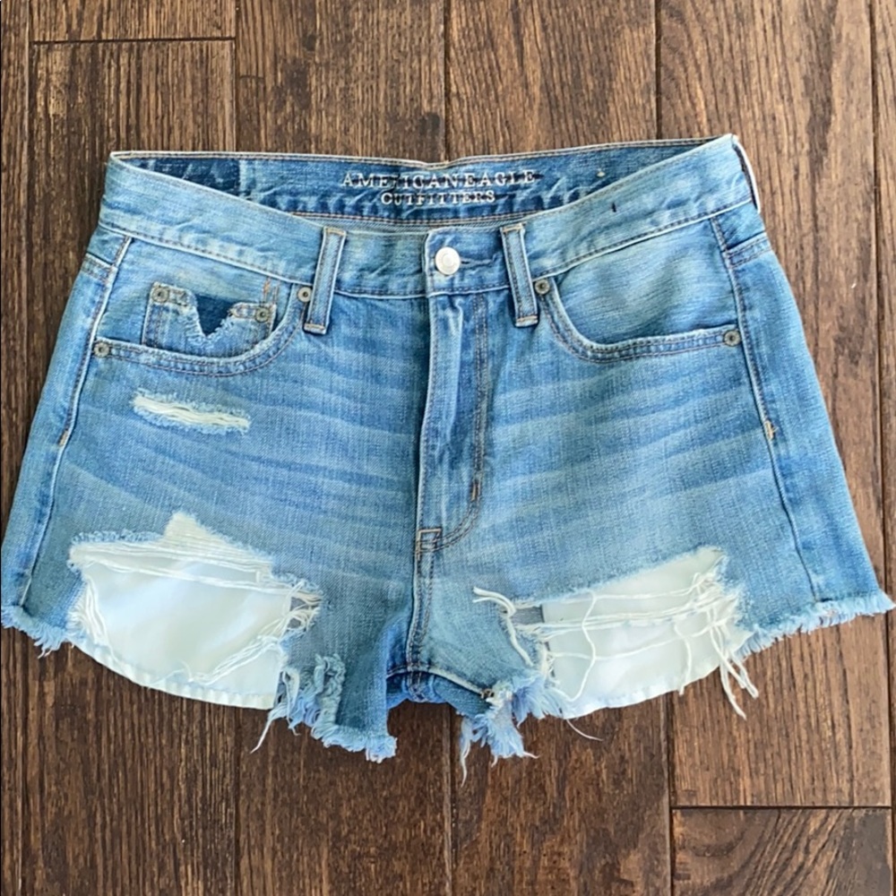 Vintage hi-rise festival shorts